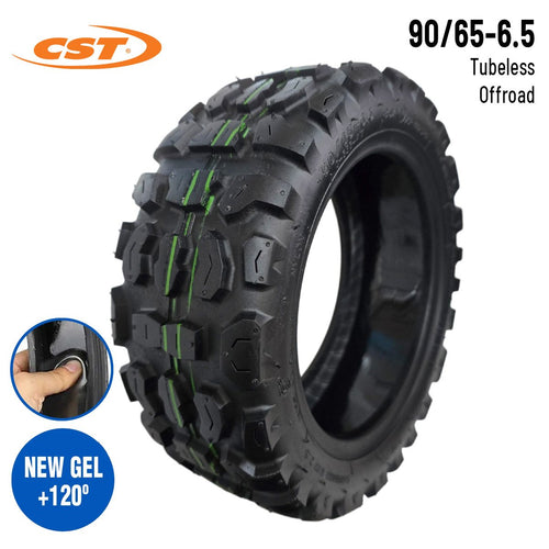 Rueda Cubierta 11x3 offroad (90/65-6,5) Tubeless (con gel antipinchazo)  [CST]