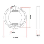 Pastilla de freno tambor para Minimotors Dualtron.