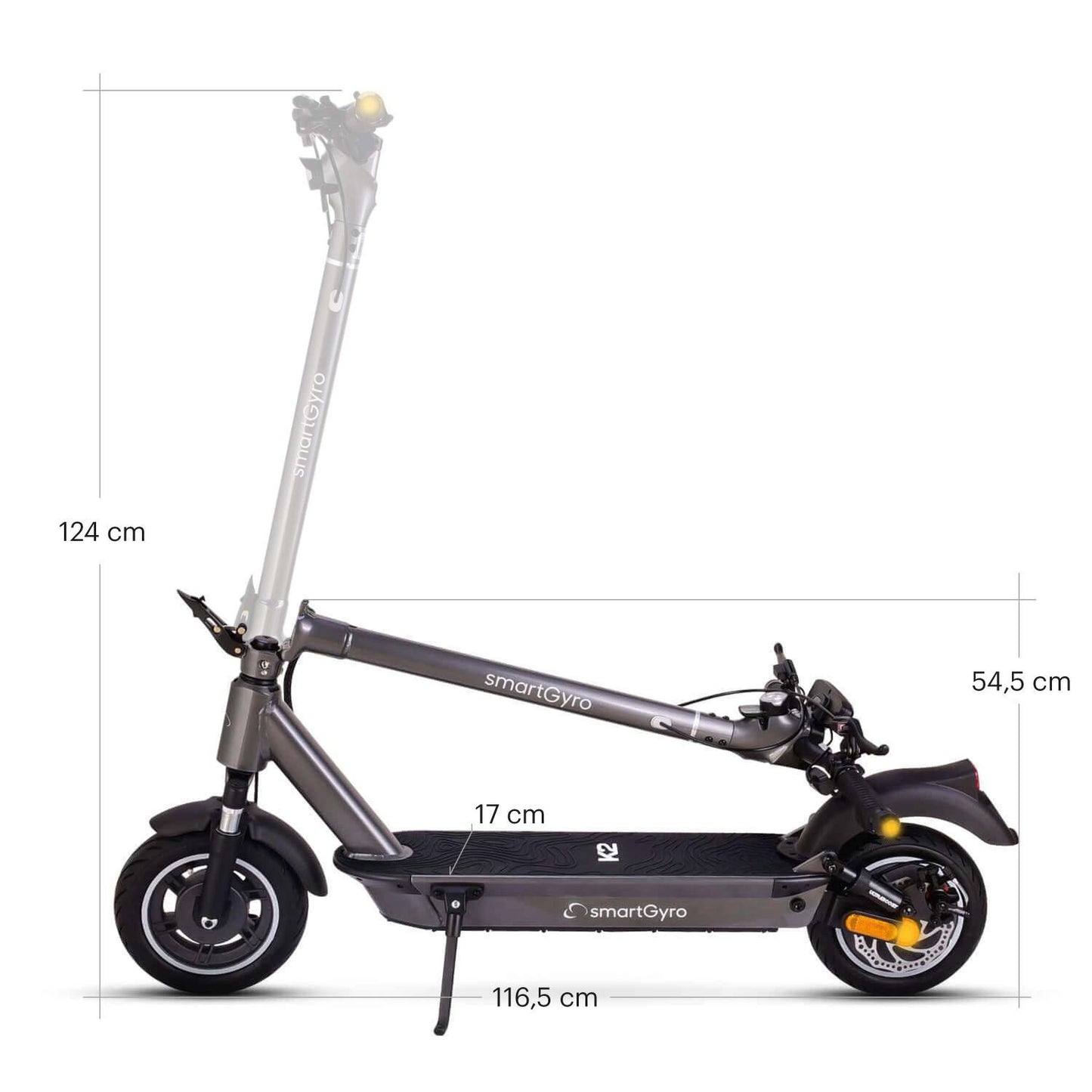 Scooter électrique smartGyro K2 Titan certifié DGT