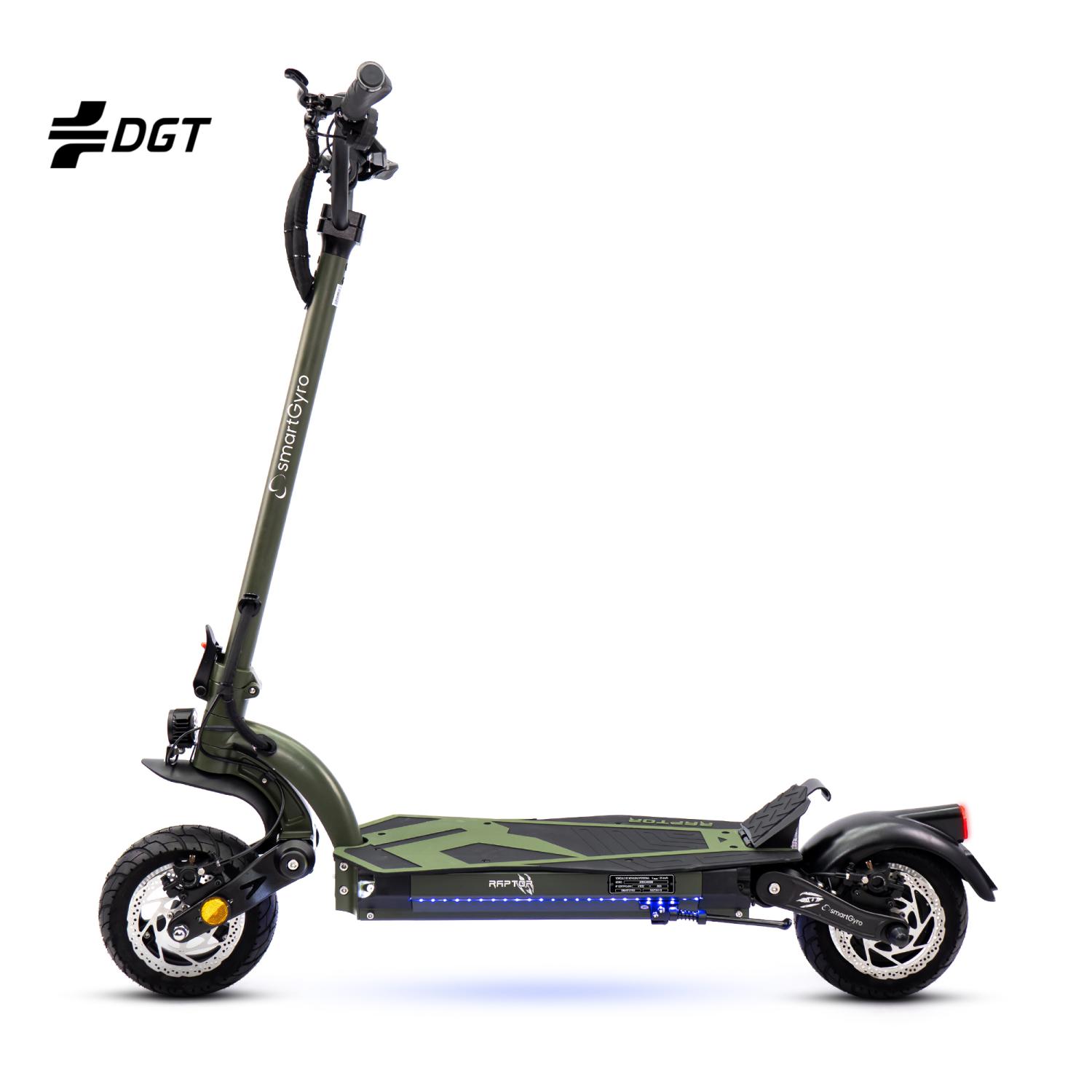Patinete Smartgyro Raptor Certificado DGT – MONORIM© SPAIN