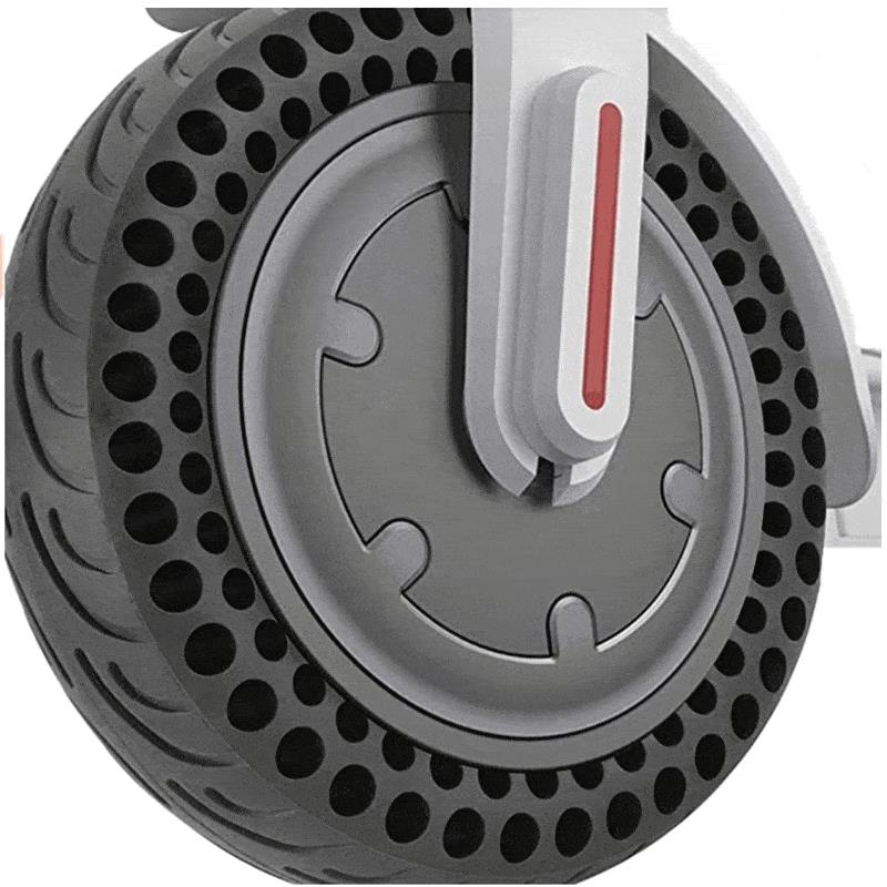 Rueda maciza perforada 10x2,125/B34 [Nedong]