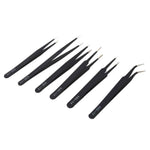 Set de pinzas antiestáticas (6 piezas)