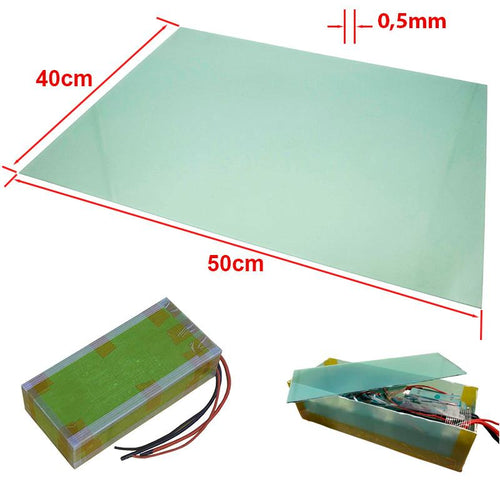 Feuille de fibre de verre 50x40cm
