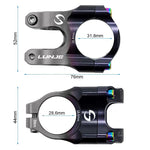 Potencia para manillares de 31,8mm negro gris