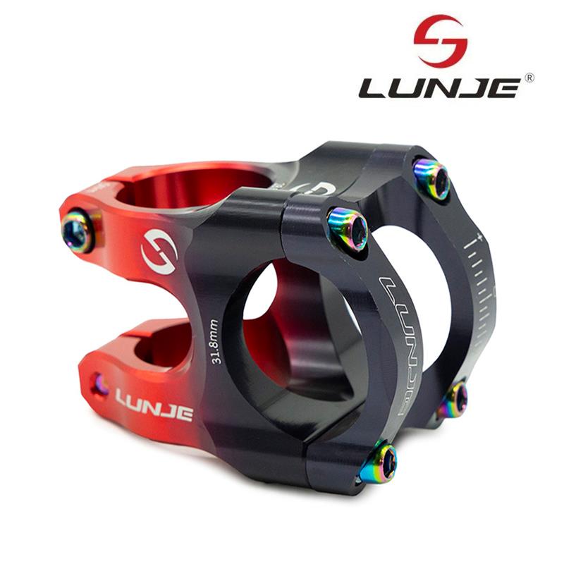 Potencia para manillares de 31,8mm negro-rojo