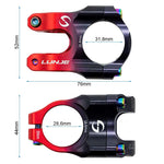 Potencia para manillares de 31,8mm negro-rojo