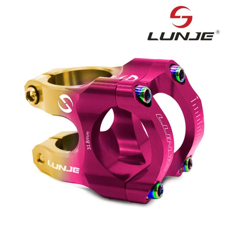 Potencia para manillares de 31,8mm rosa-amarillo