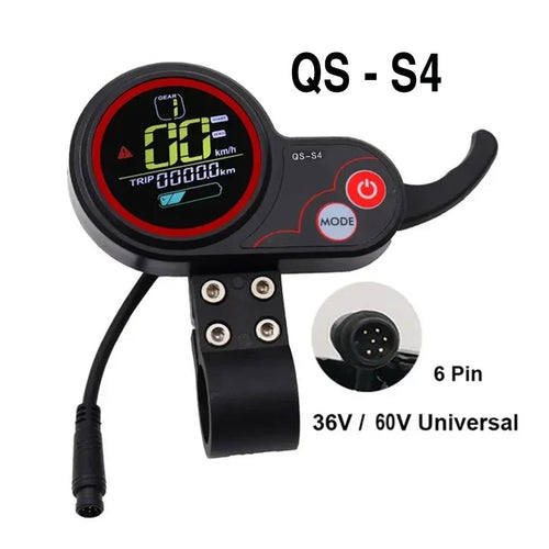Pantalla Display QS-S4 6 pines (36V-60V)