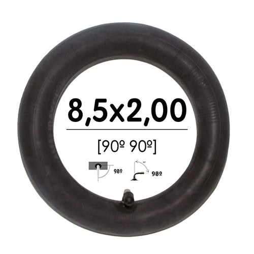 Cámara de aire 8,5x2-156 (válvula 90º 90º)