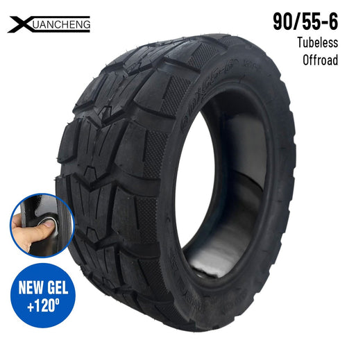 Rueda cubierta 90/55-6 Tubeless (Con gel antipinchazos) (Ninebot GT1 GT2) [Xuancheng]