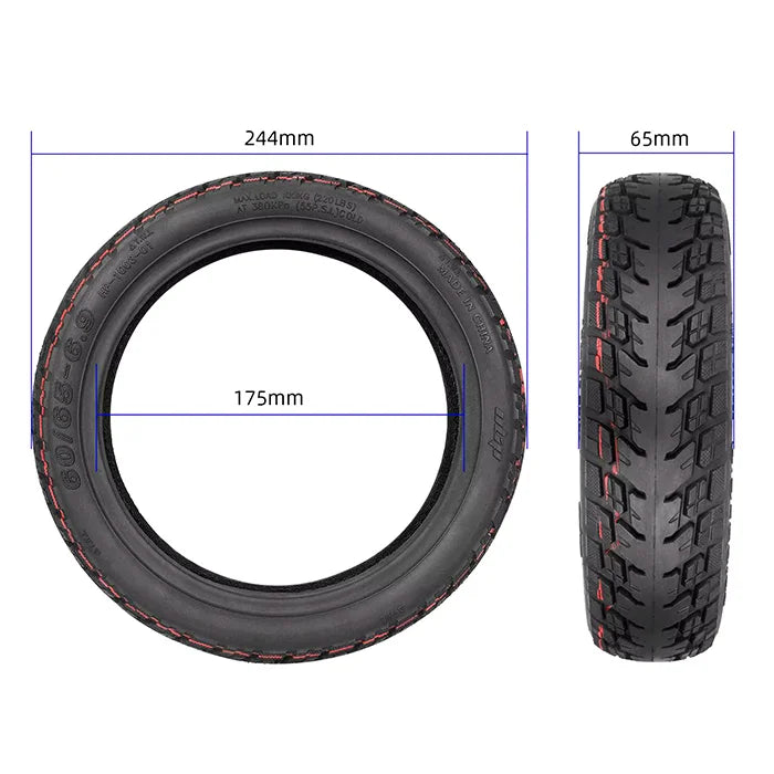Roue couverte 9×2.25 pour Xiaomi 