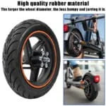 Neumático 10 Pulgadas,Ruedas Patinete,10x2,125 para Segway Ninebot F Serie (F20 F25 F30 F40),