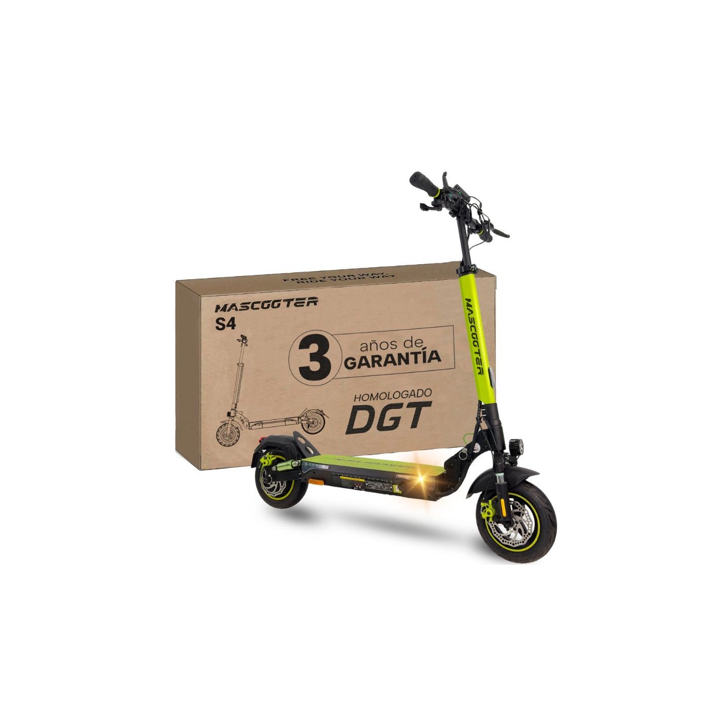 Patinete Zwheel Mascooter S4 Homologado (OFERTA hasta el día 30/11/2025)