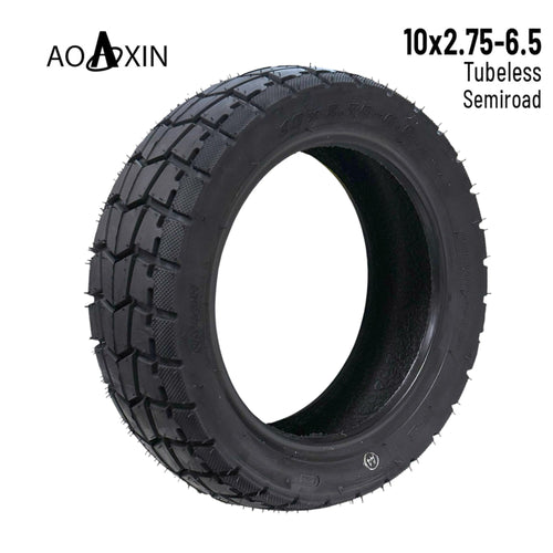 Neumático rueda cubierta semi-todoterreno 10x2,75-6,5 Tubeless [Aoxin]