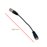 Cable convertidor GX16 a XLR de 4 pines