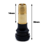Válvula tubeless recta de 30mm ( Pack 1 de 20 unidades)