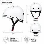 Casco Urbana Regulable Talla LColor Blanco