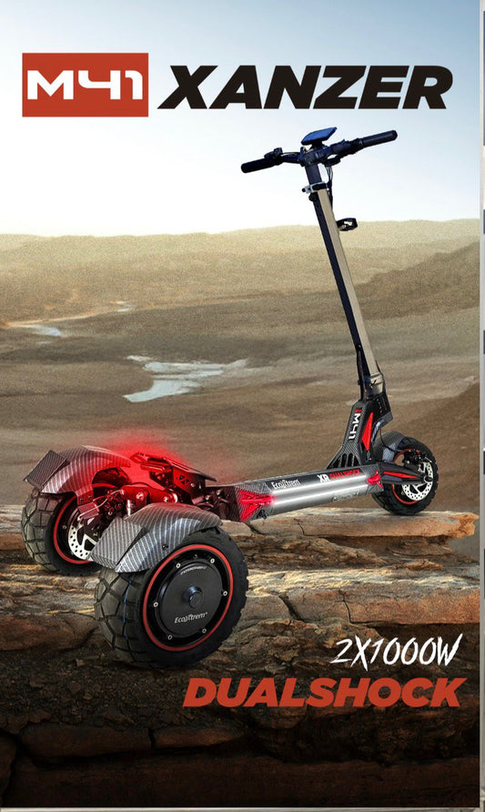 Patinete eléctrico Ecoxtreme M41 Tank Xanzer- 3 Ruedas (OFERTA)