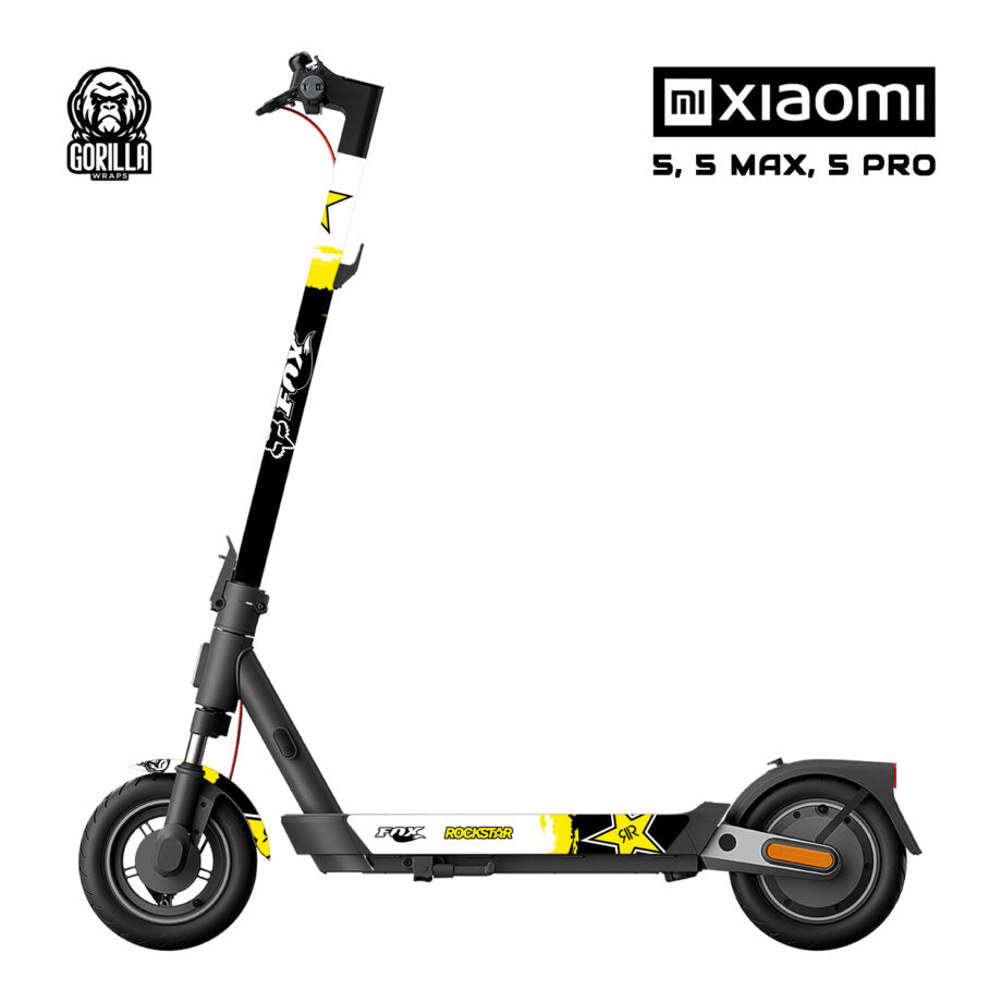 Vinilo Fox Rockstar con base antideslizante para Xiaomi 5 / 5 PRO / 5 MAX / 4 PRO 2 GEN