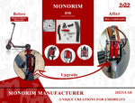 Kit de Doble Suspensión Delantera MONORIM – Mejora Definitiva para tu Patinete