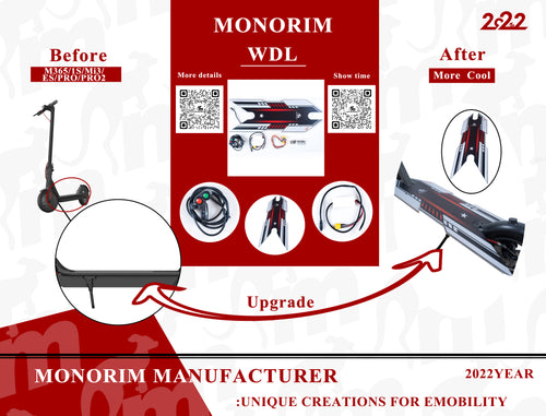 TABLEAU MONORIM AVEC FEUX CLIGNOTANTS