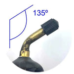 Cámara de aire 10x2,5 - Válvula recta, curva 90º y curva 135º