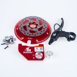 Tapa para motor ninebot g30 (original) con acople de freno y maneta (MONORIM)