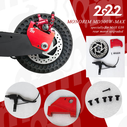 Tapa motor MONORI,500W para Ninebot G30 con acople de freno y maneta