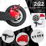 Tapa motor MONORI,500W para Ninebot G30 con acople de freno y maneta