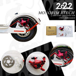 Pinzas de freno x-tech con acople y disco.(MONORIM)